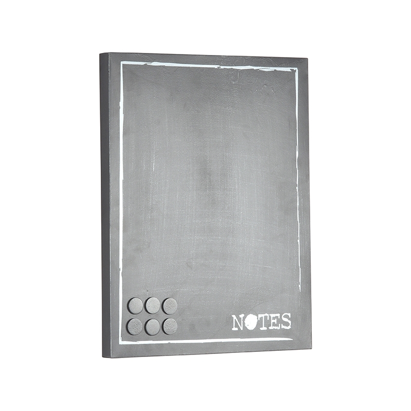 LABEL51 Wanddecoratie Memobord - Antiek grijs - Metaal - One Size