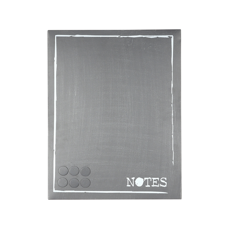 LABEL51 Wanddecoratie Memobord - Antiek grijs - Metaal - One Size