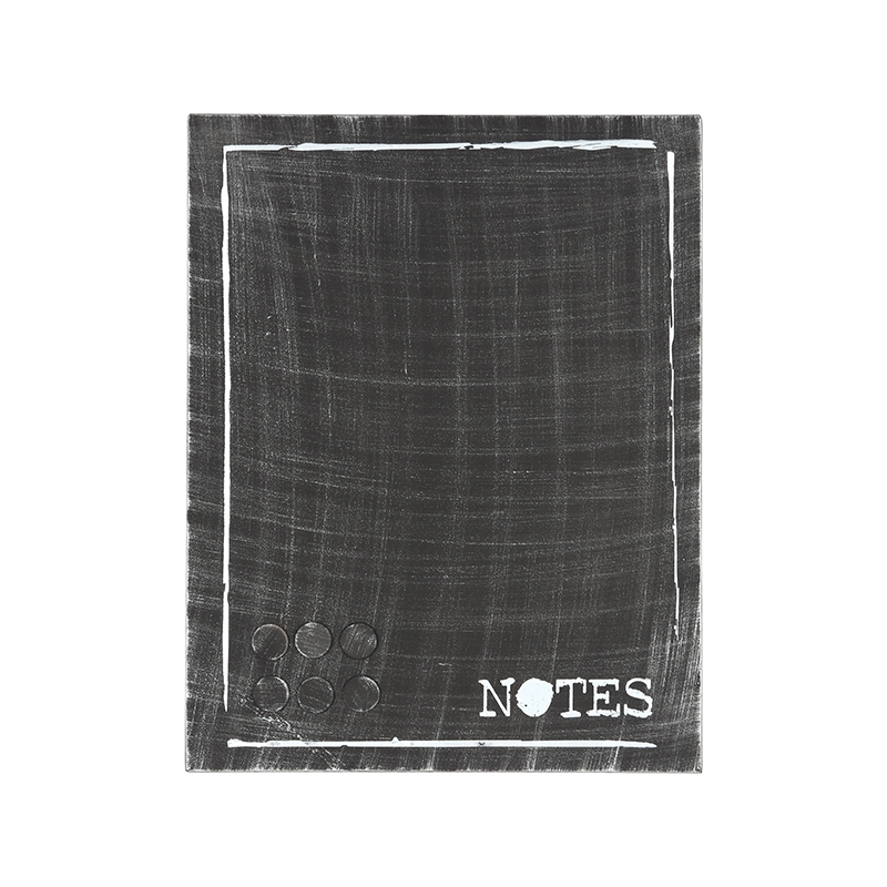 LABEL51 Wanddecoratie Memobord - Zwart - Metaal - One Size