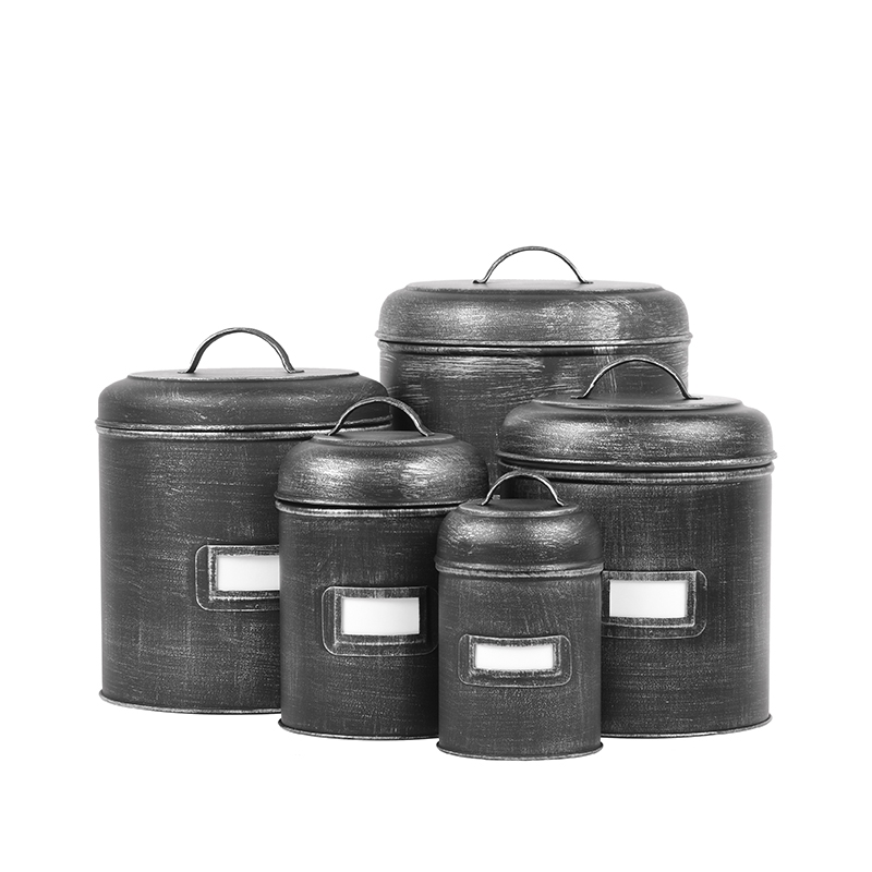 LABEL51 Opbergblik - Zwart - Metaal - XL