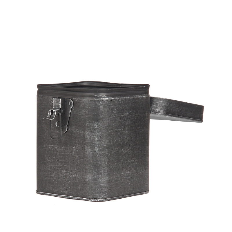 LABEL51 Opbergkist - Zwart - Metaal - L - 15x16x19 cm