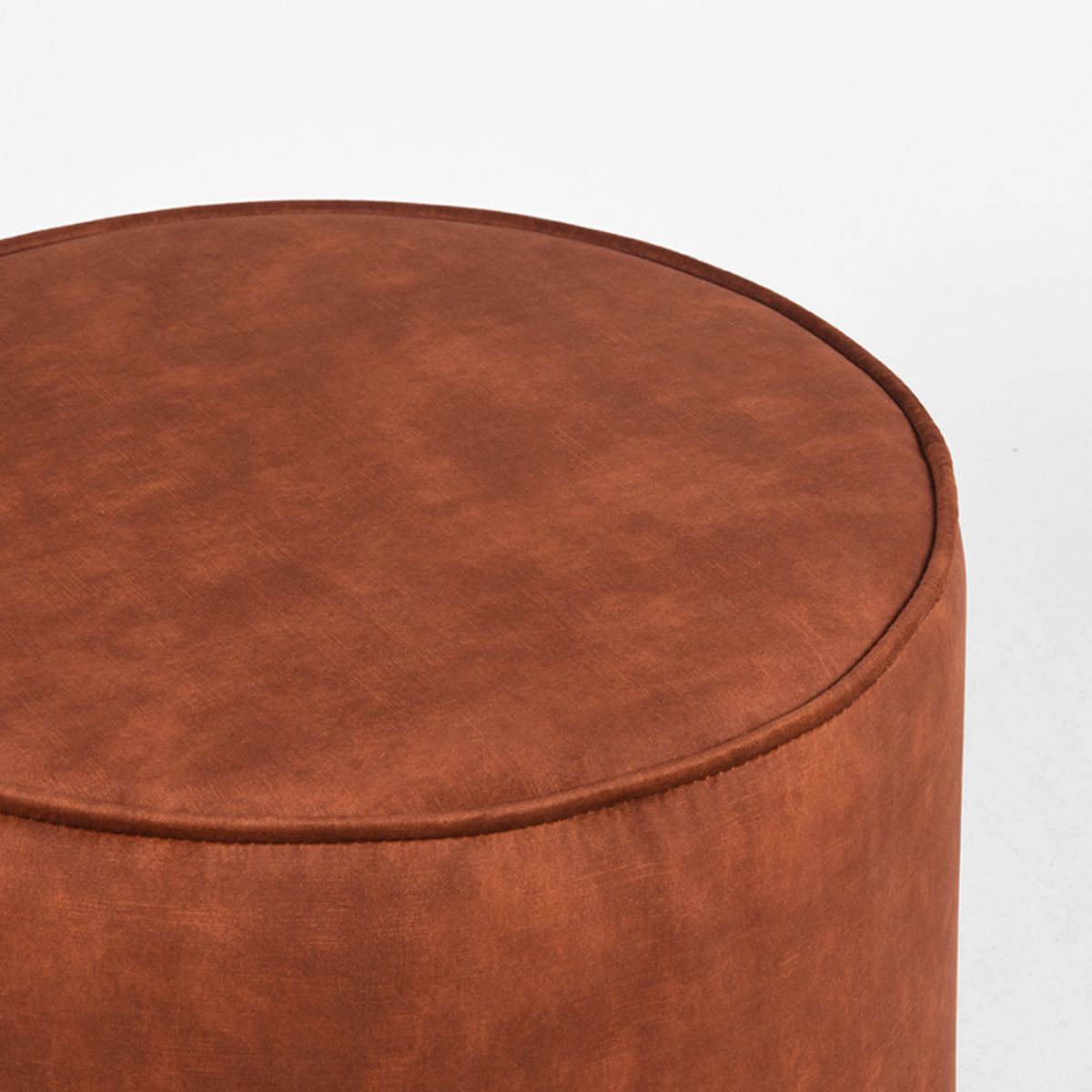 LABEL51 Poef Tibo - Rust - Velours - One Size