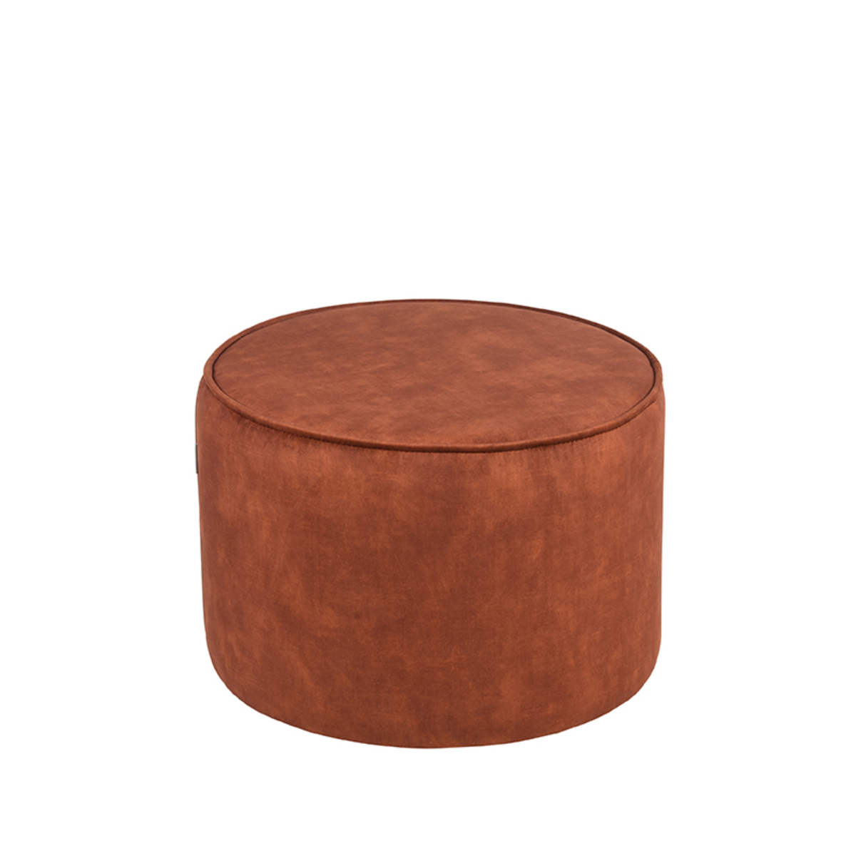 LABEL51 Poef Tibo - Rust - Velours - One Size