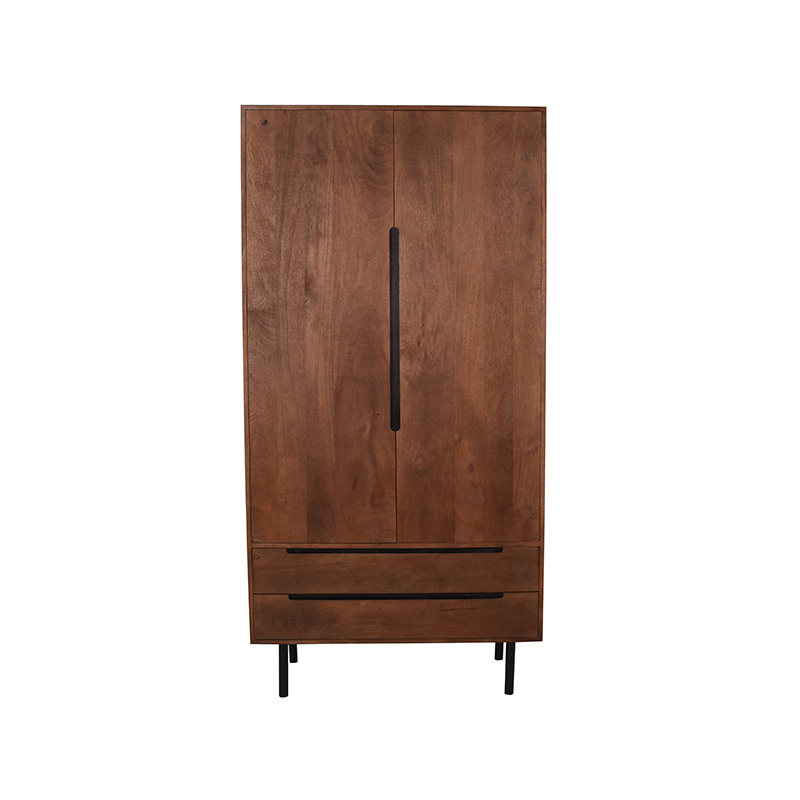 LABEL51 Bergkast I_Rio - Espresso - Mangohout - Hoge Kast