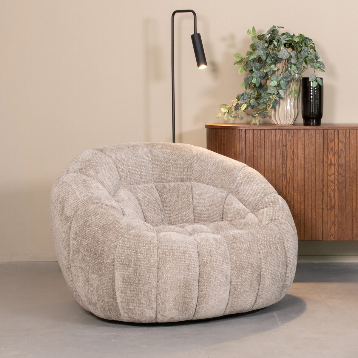 LABEL51 Fauteuil I_Cloud - Stone - Elite - 1-Zits
