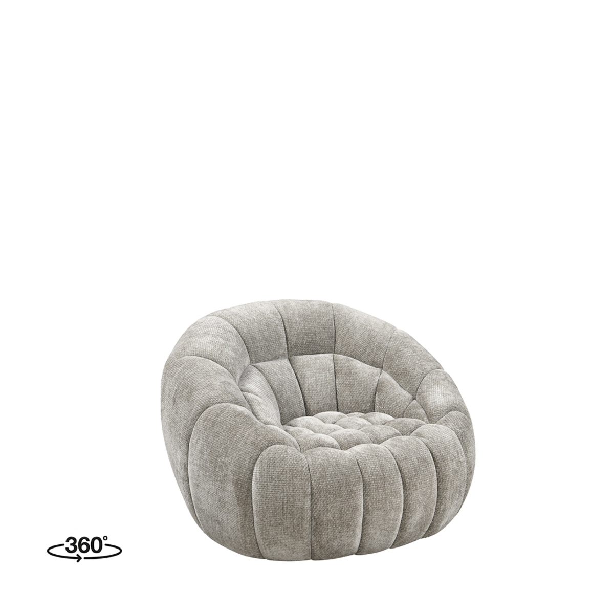 LABEL51 Fauteuil I_Cloud - Stone - Elite - 1-Zits