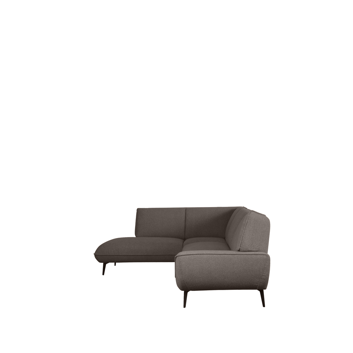 LABEL51 Hoekbank I_Pesaro - Bruin - Boucle - Links
