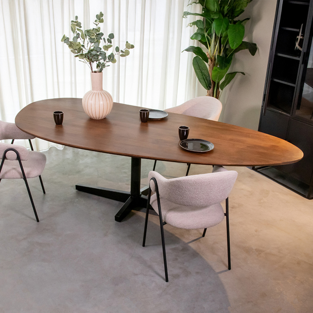 LABEL51 Eetkamertafel I_Rosie - Nature - Mangohout - 180x100 cm