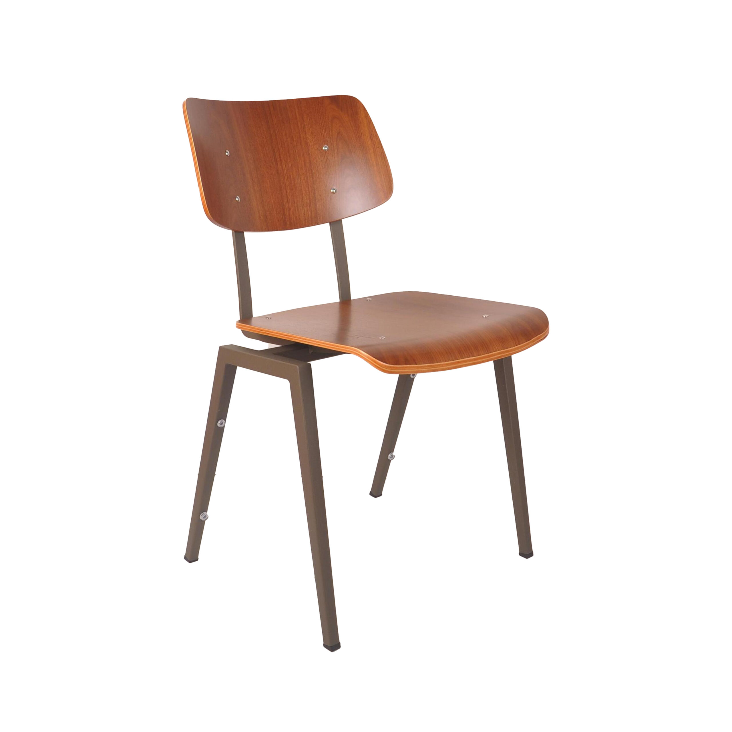 LABEL51 I_Stapelbare Schoolstoel - Bruin - Hout - Forest Frame