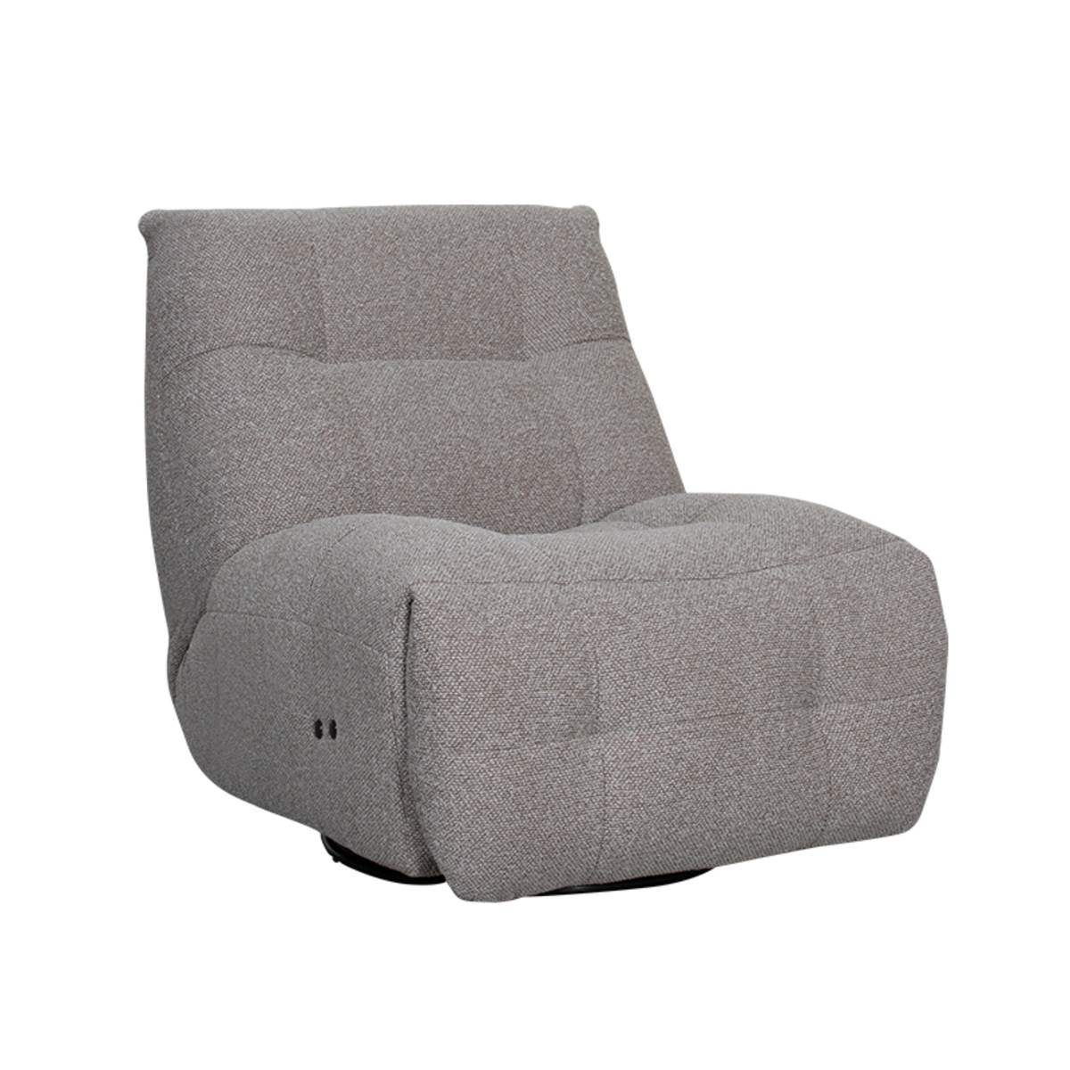 LABEL51 Fauteuil Relax & Recharge - Truffel grijs - Boucle - One Size