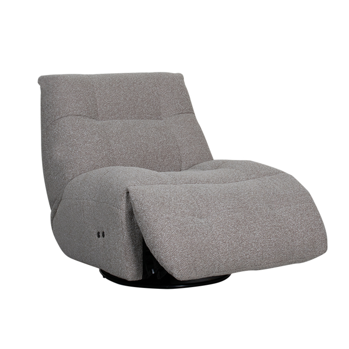 LABEL51 Fauteuil Relax & Recharge - Truffel grijs - Boucle - One Size