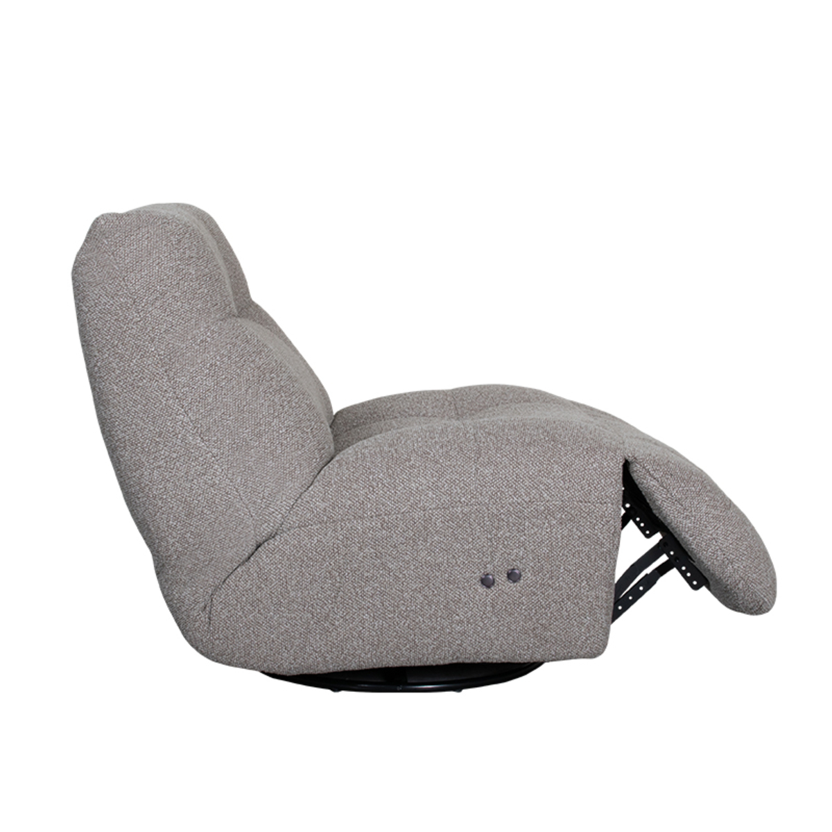 LABEL51 Fauteuil Relax & Recharge - Truffel grijs - Boucle - One Size
