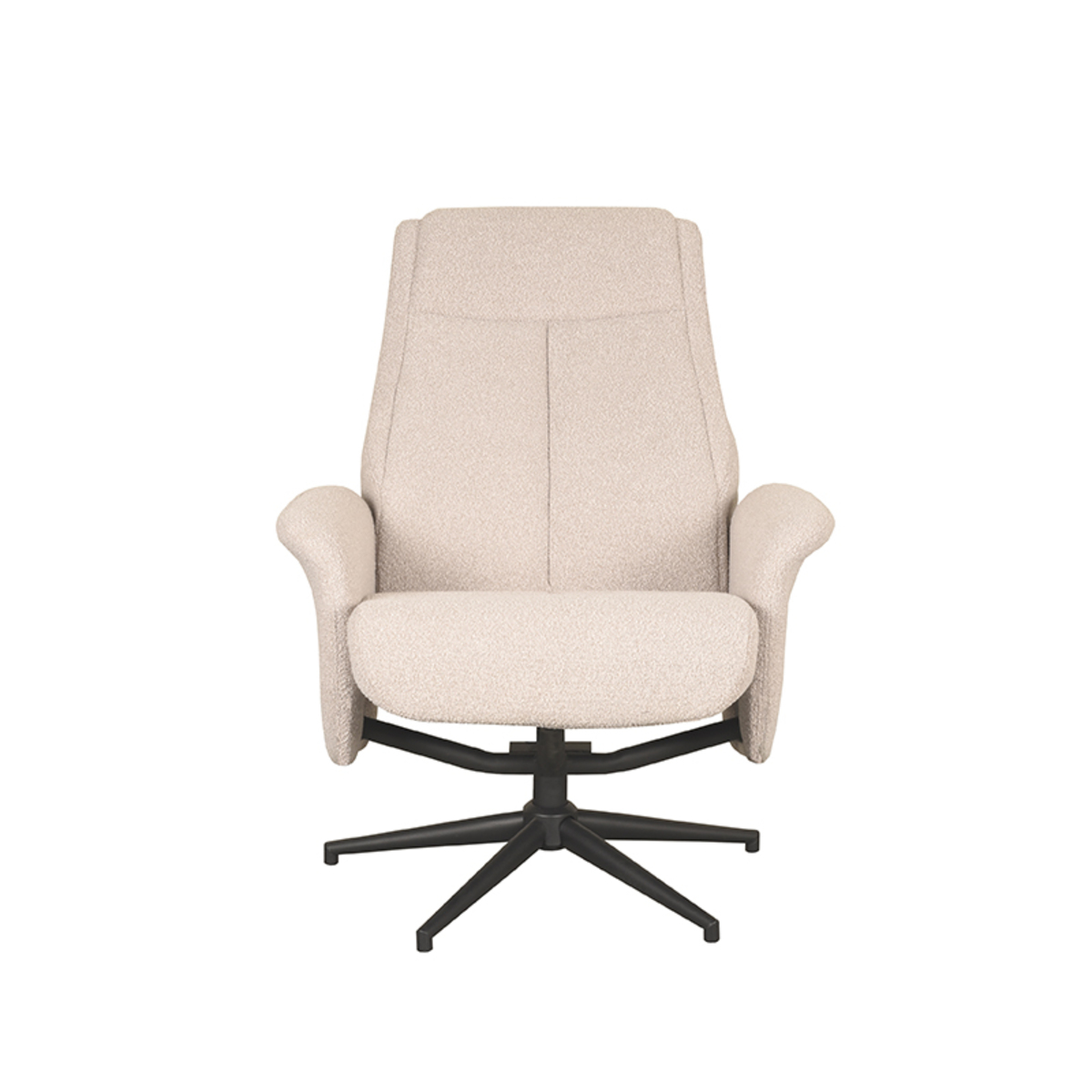 LABEL51 Fauteuil Bergen - Naturel - Boucle - Excl. Hocker