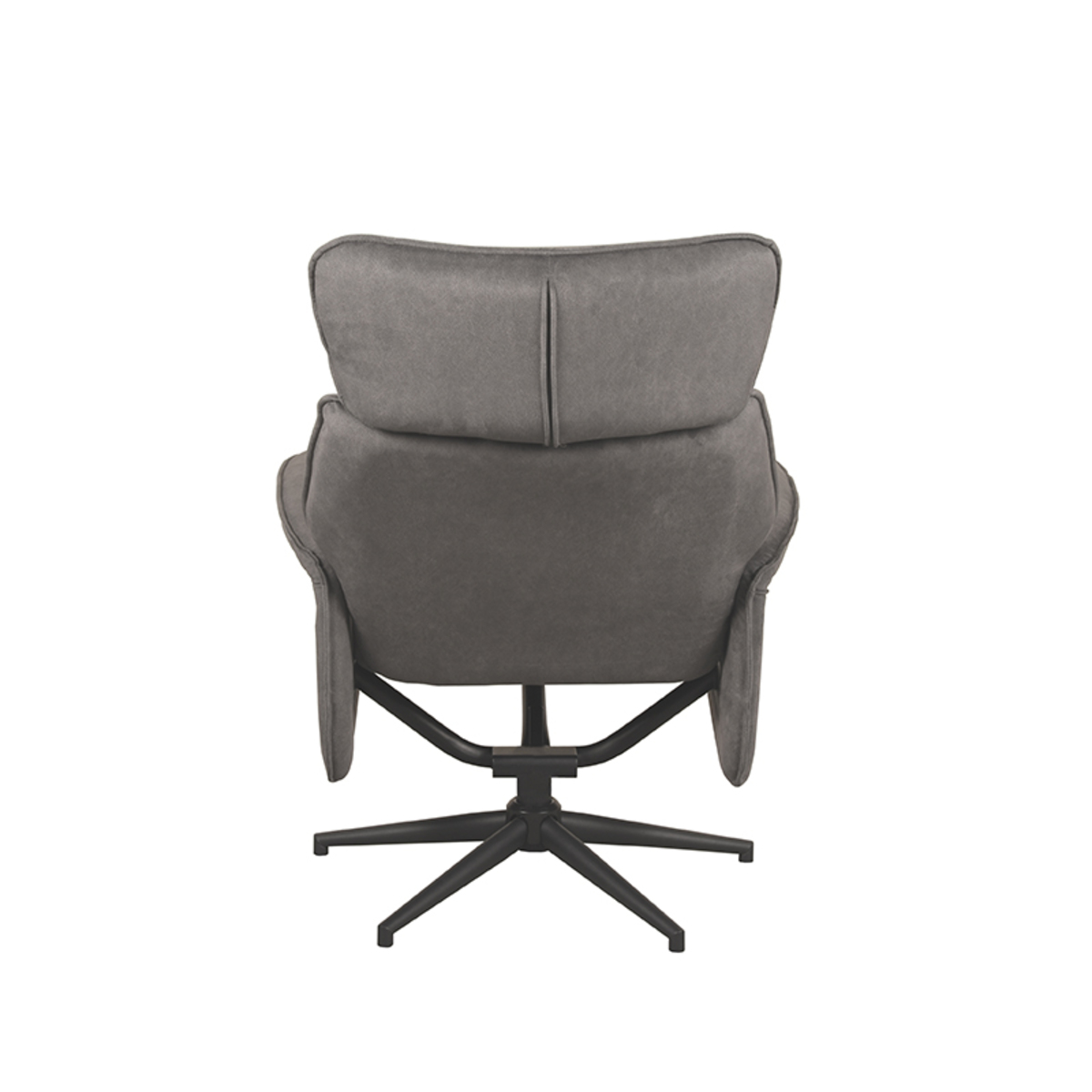 LABEL51 Fauteuil Verdal - Antraciet - Cosmo - Excl. Hocker