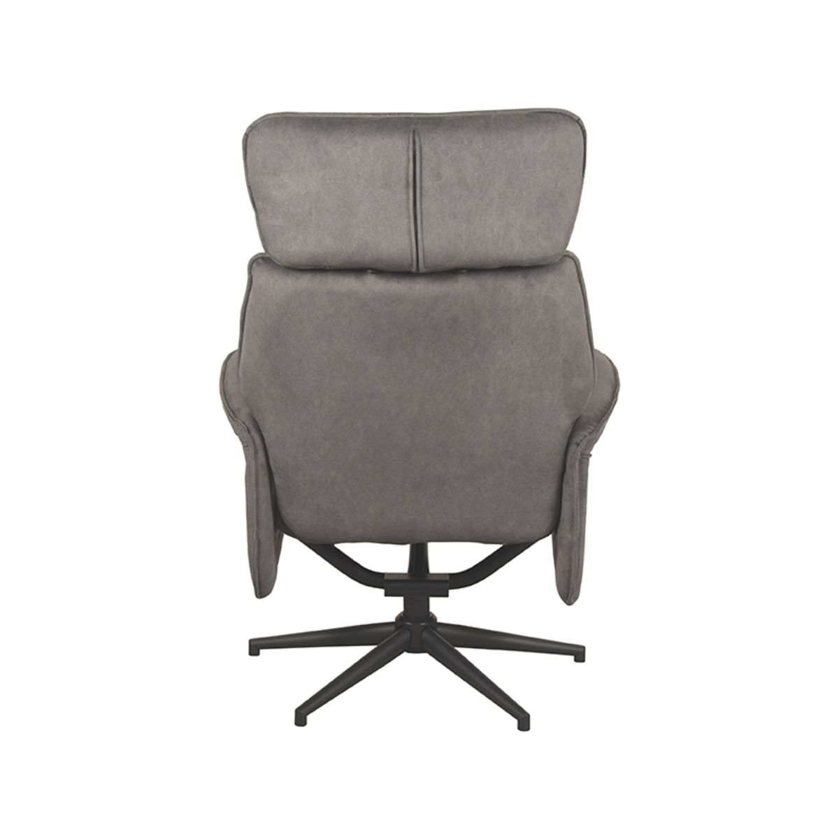 LABEL51 Fauteuil Verdal - Antraciet - Cosmo - Excl. Hocker