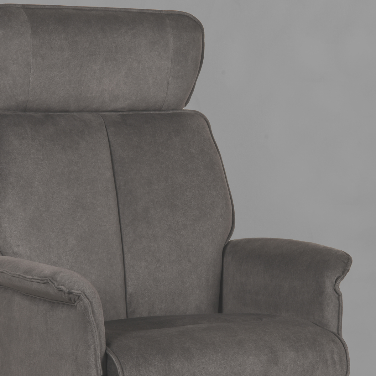 LABEL51 Fauteuil Verdal - Antraciet - Cosmo - Excl. Hocker