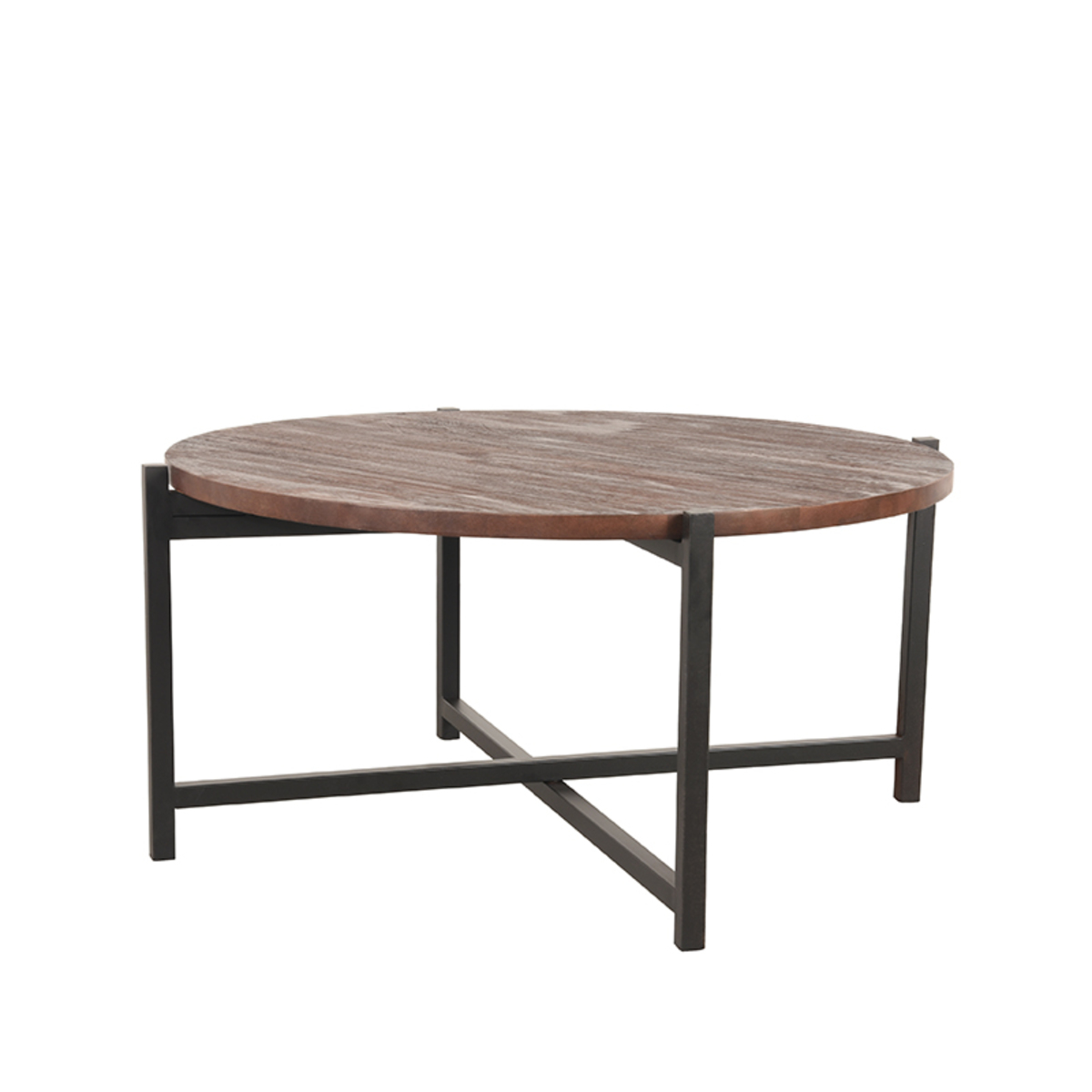 LABEL51 Salontafel Dox - Espresso - Mangohout - 70 cm - Zwart