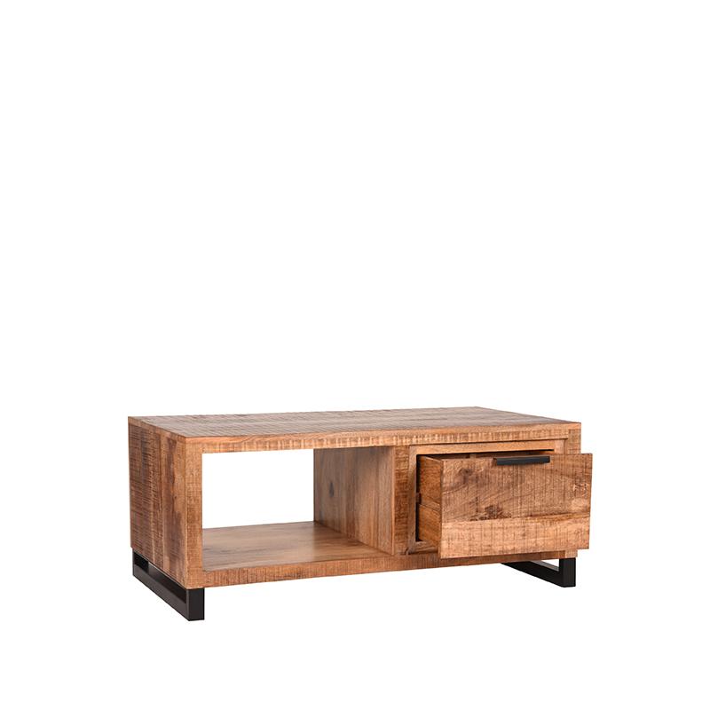 LABEL51 Salontafel Glasgow - Rough - Mangohout - 110 cm