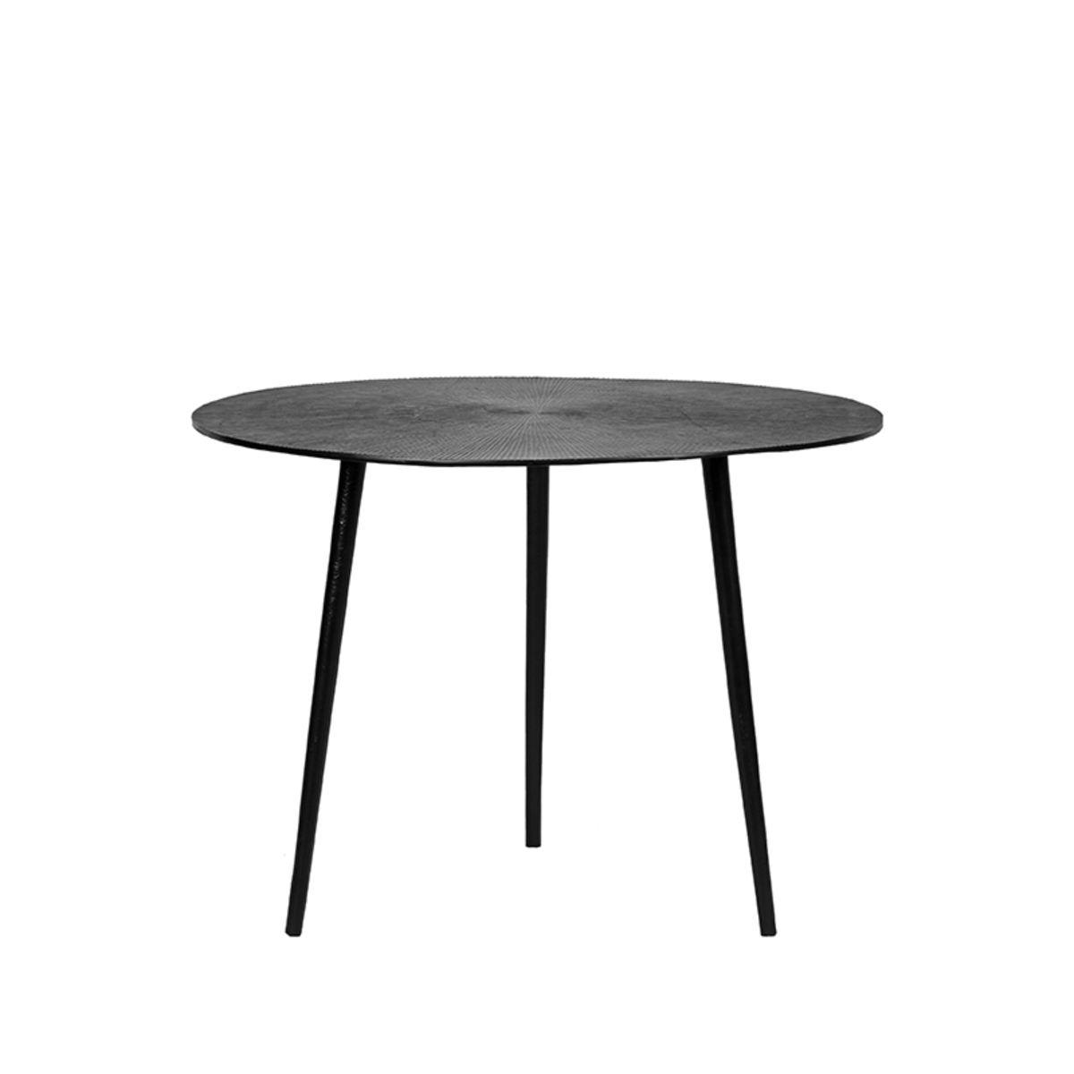 LABEL51 Salontafel Nobby - Zwart - Metaal - 60 cm