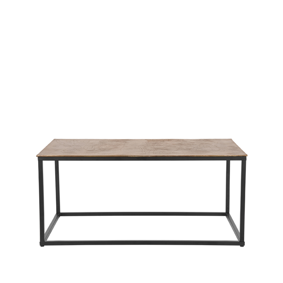 D-MAXX Salontafel Pride - Antiek goud - Metaal - 100 cm