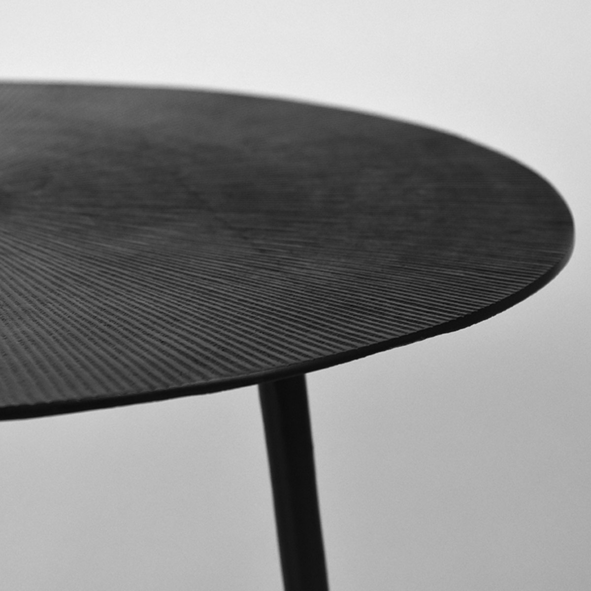 LABEL51 Salontafel Set Nobby - Zwart - Metaal - 60 cm - Rond