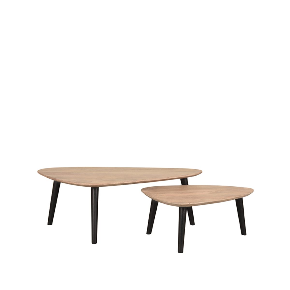 LABEL51 Salontafel Rock - Naturel - Mangohout - 110 cm