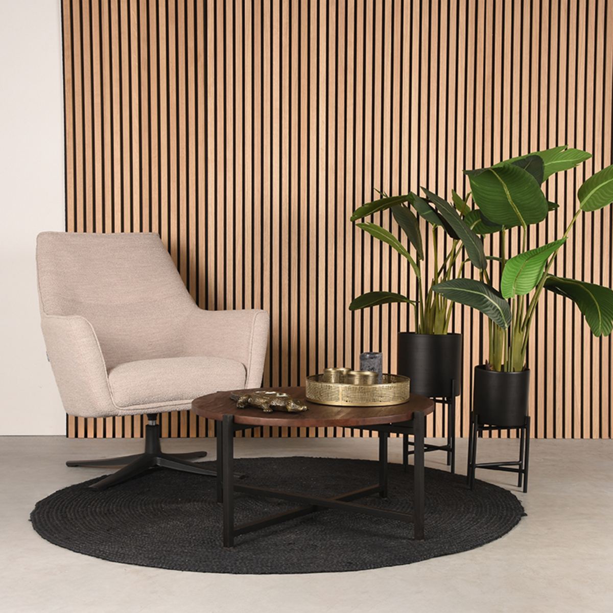 LABEL51 Plantenstandaards - Zwart - Metaal - One Size