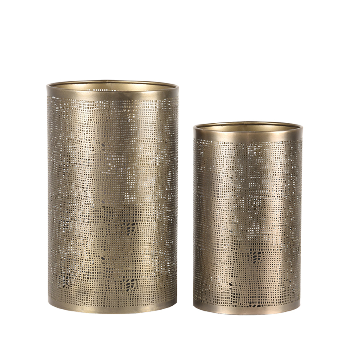 LABEL51 Kaarsenhouders - Antiek goud - Metaal - L