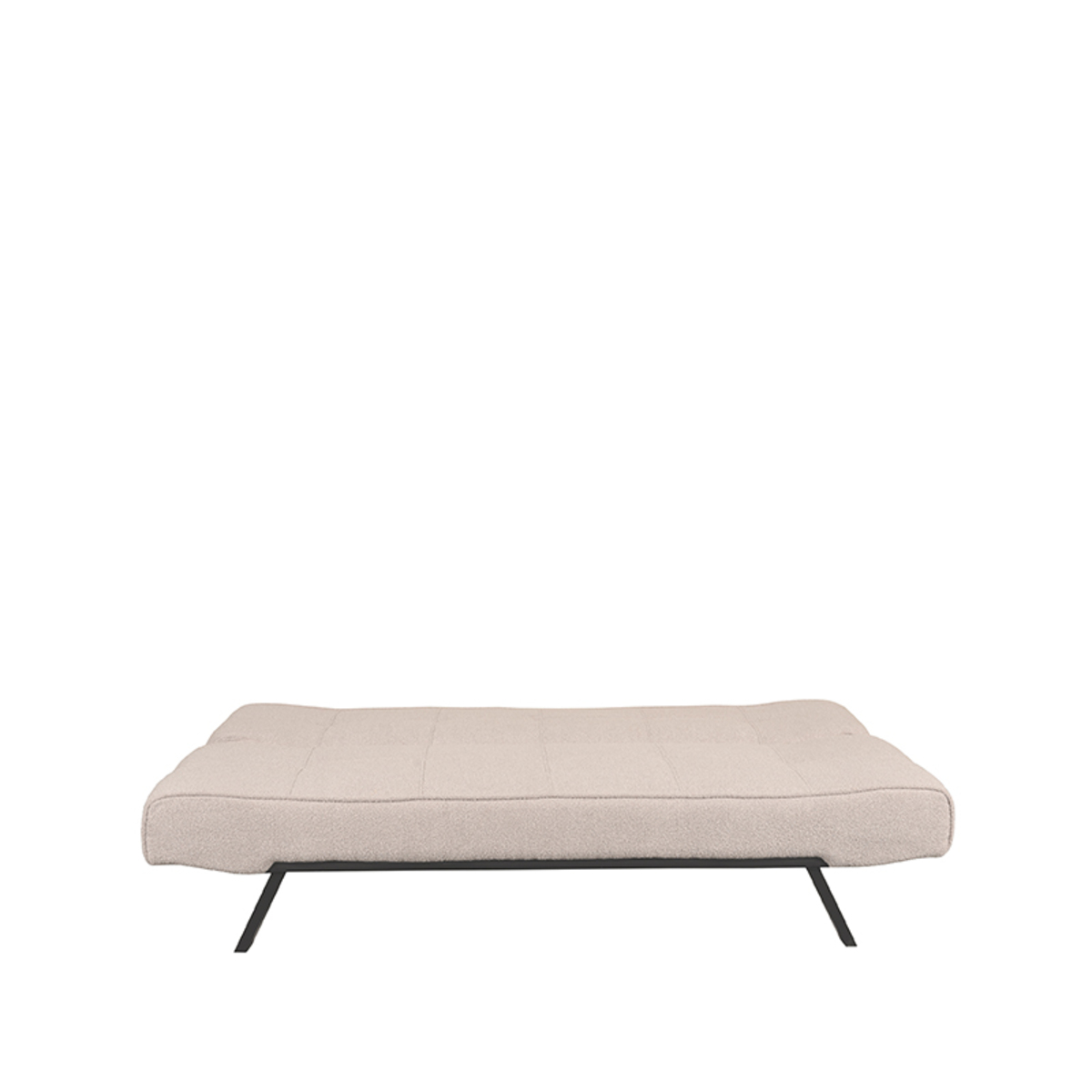 LABEL51 Slaapbank King - Naturel - Boucle - King | Zwarte Poot