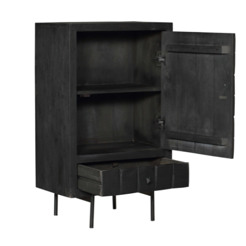 Kabinet kastje Brandy Black | 55 cm