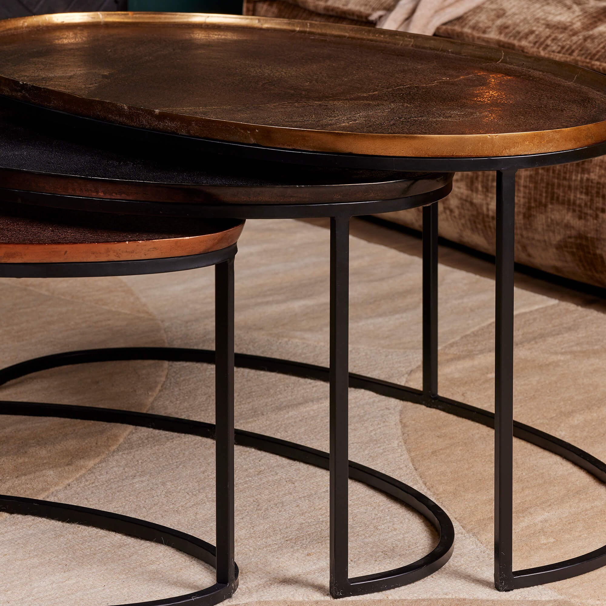 Salontafel Raley | 100 cm | Set van 3