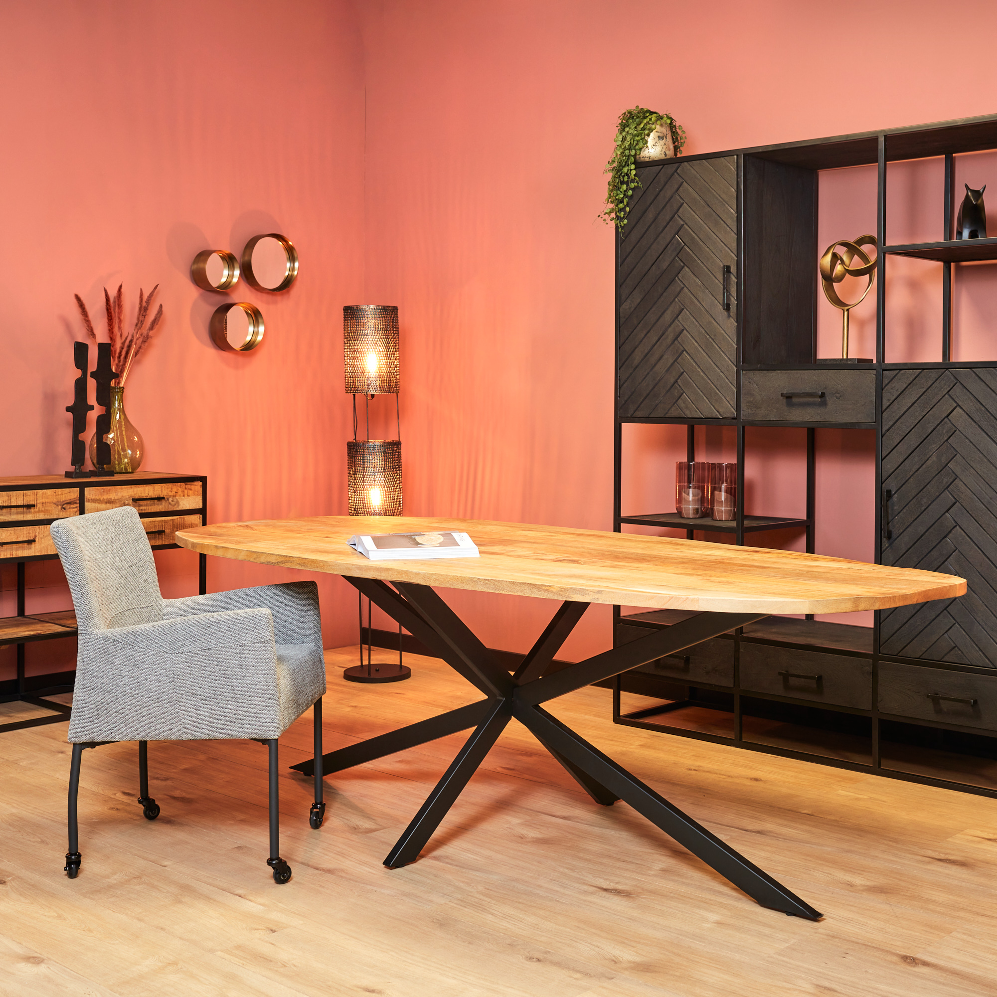Eettafel Elegance 240 cm | Deens ovaal