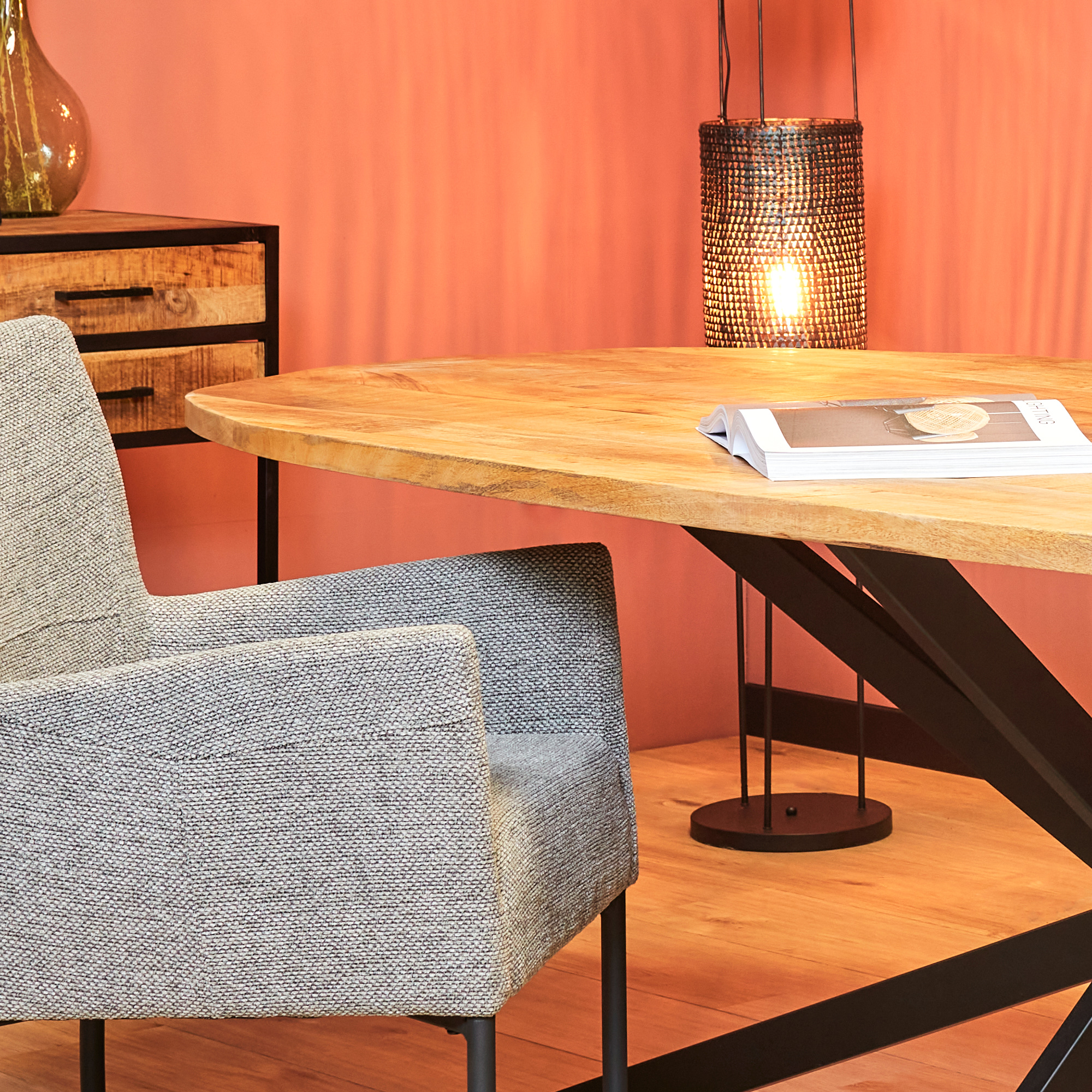Eettafel Elegance 240 cm | Deens ovaal