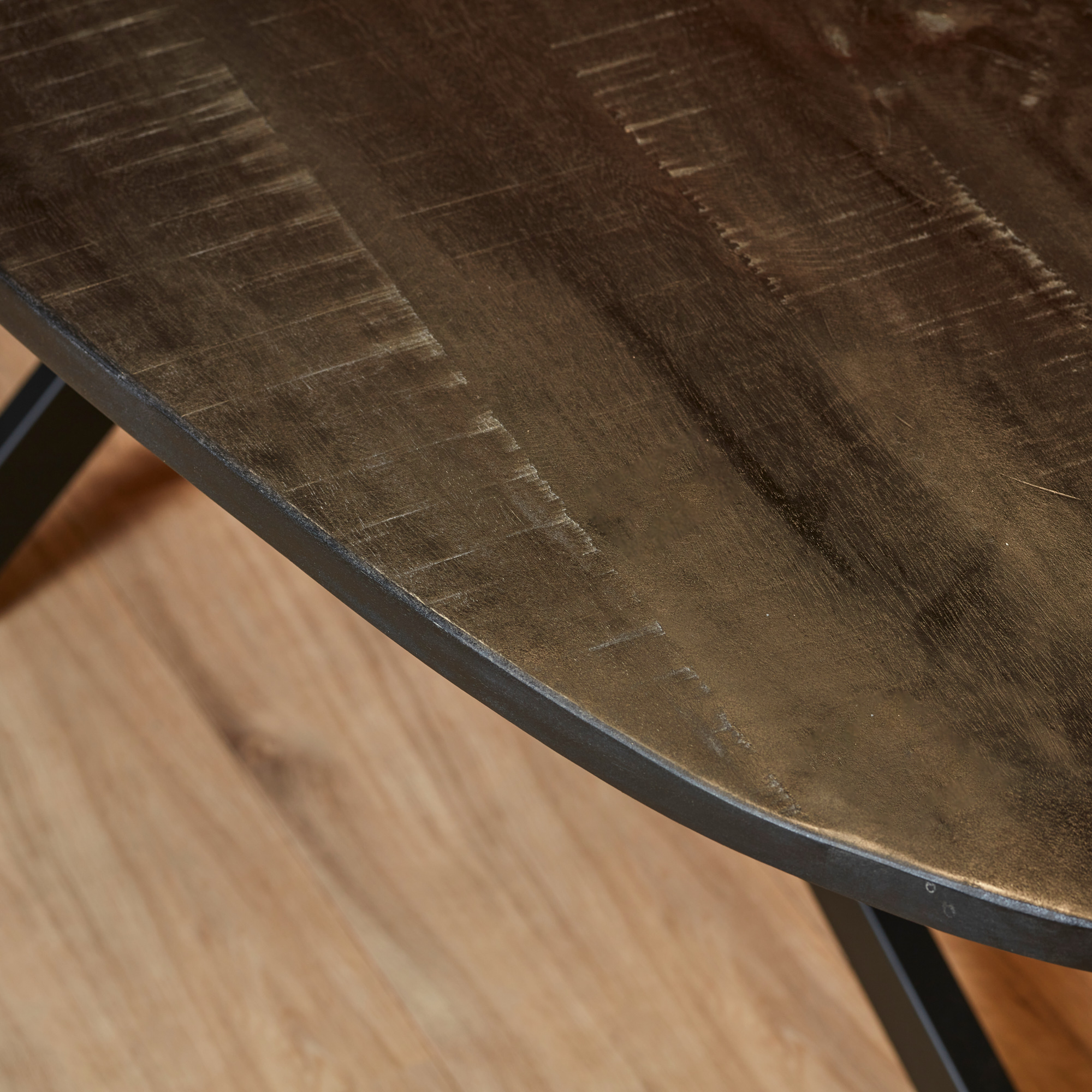 Eettafel Elegance Black | 200 cm | Deens ovaal