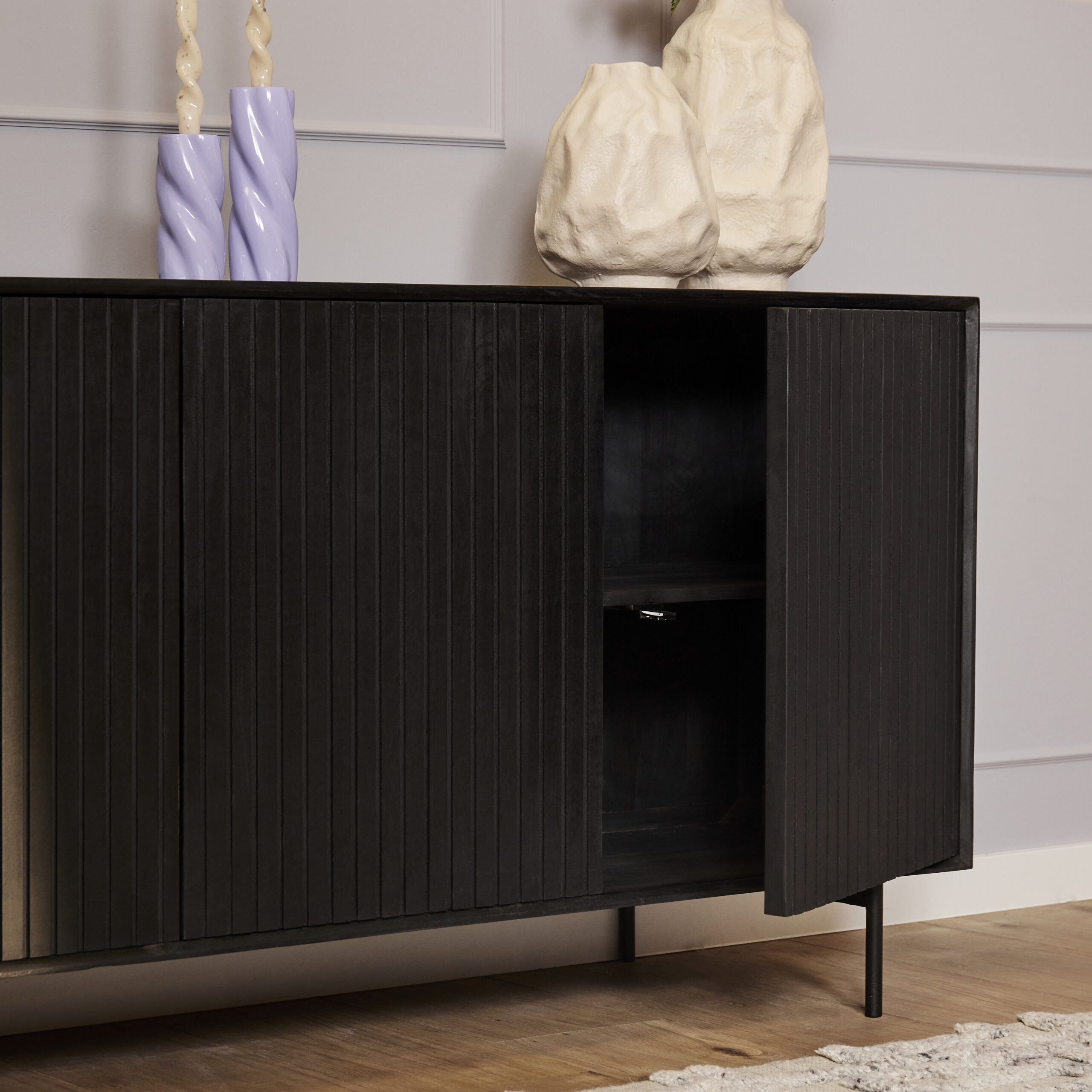 Dressoir Madison Black | 210 cm