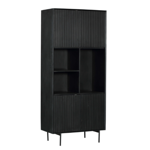 Vakkenkast Madison Black | 90 cm
