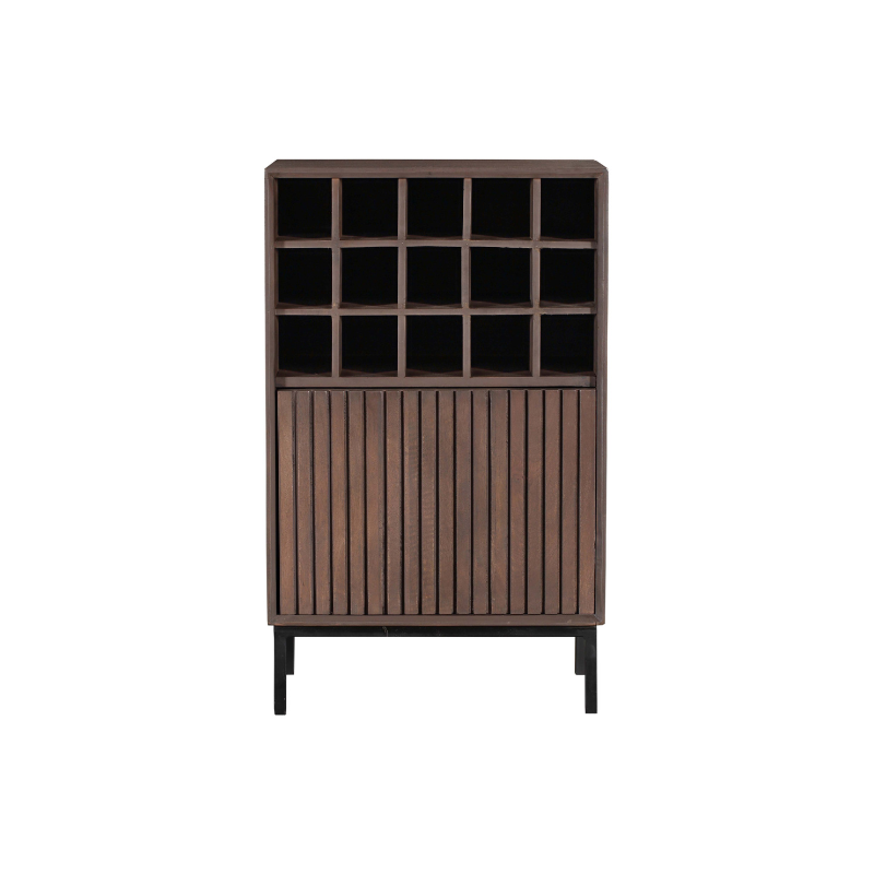 Wijnkast Madison Walnut | 55 cm