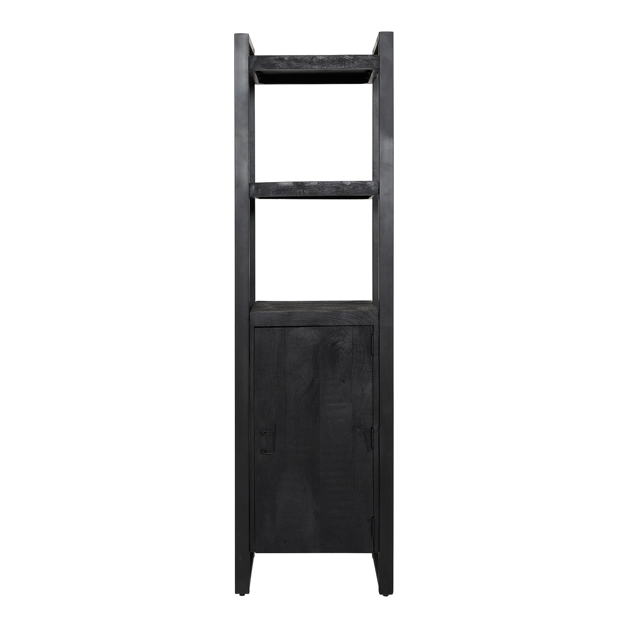 Boekenkast Boaz Black 1 deur | 55 cm