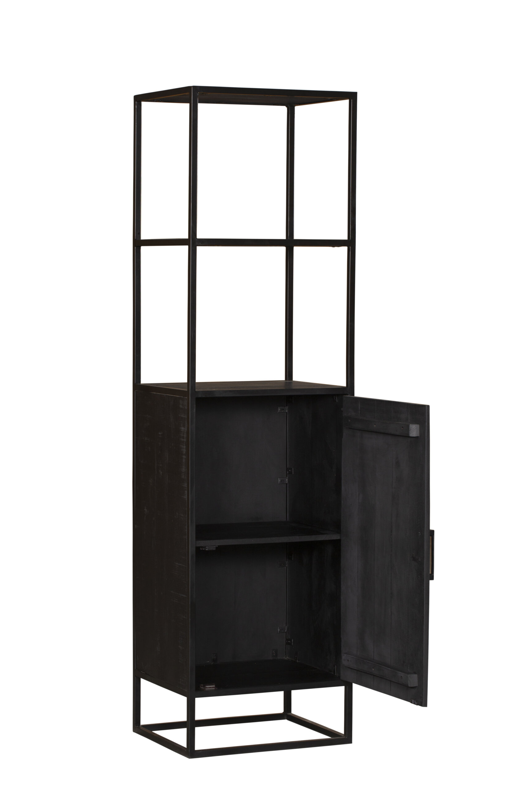 Boekenkast Denver Black 1 deur | 55 cm