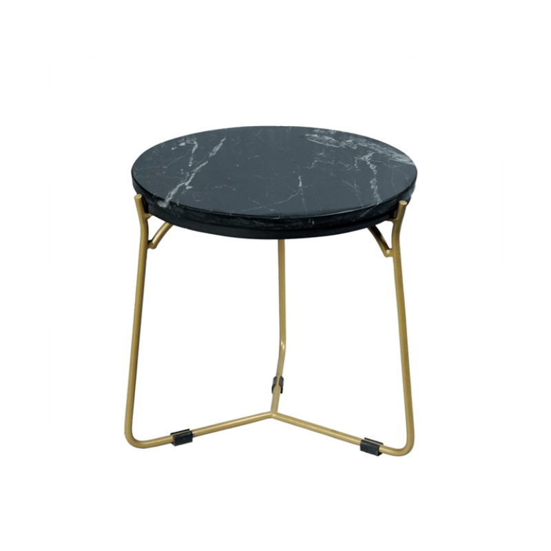 Salontafel Caly Black marble | 45 cm | Set van 2