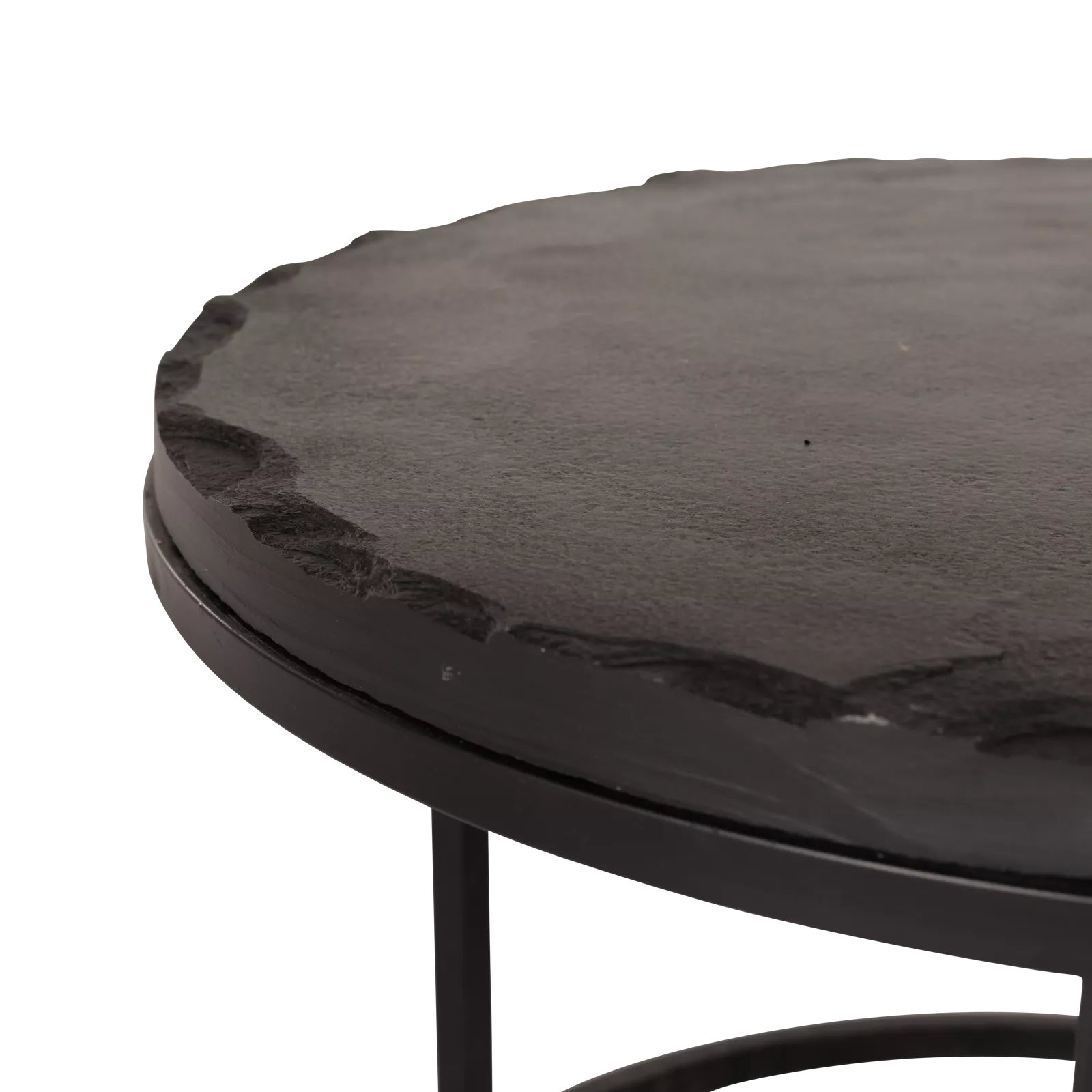 Salontafel Ora Black Kadappa Stone| 60 cm | Set van 2