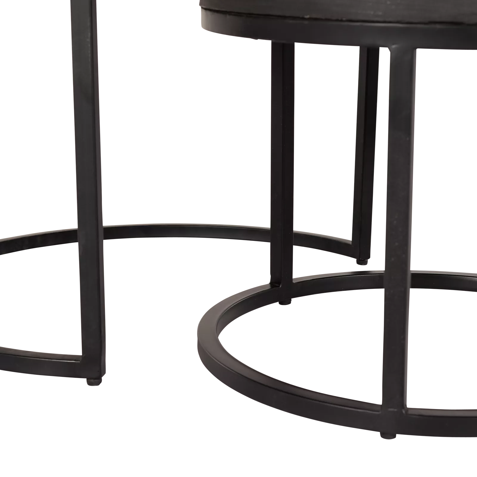 Salontafel Ora Black Kadappa Stone| 60 cm | Set van 2