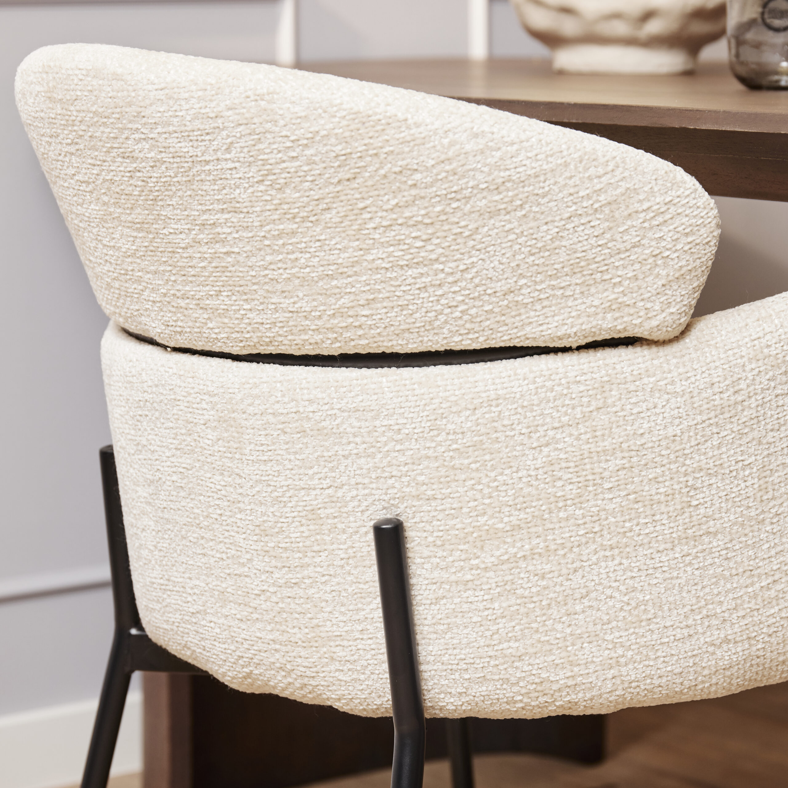 Eetkamerstoel Otis | White | Met armleuning