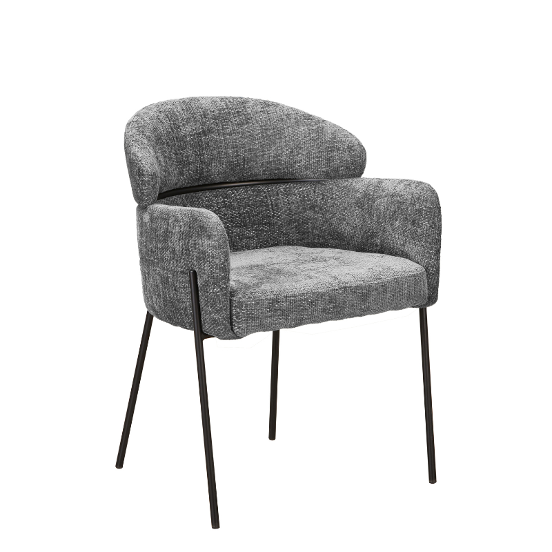 Eetkamerstoel Otis | Grey | Met armleuning