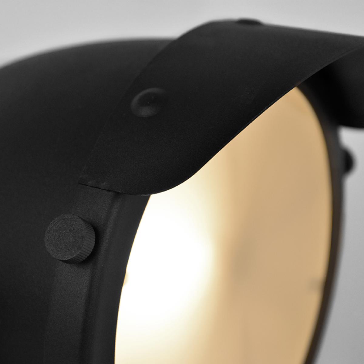 LABEL51 Tafellamp Cap - Zwart - Metaal