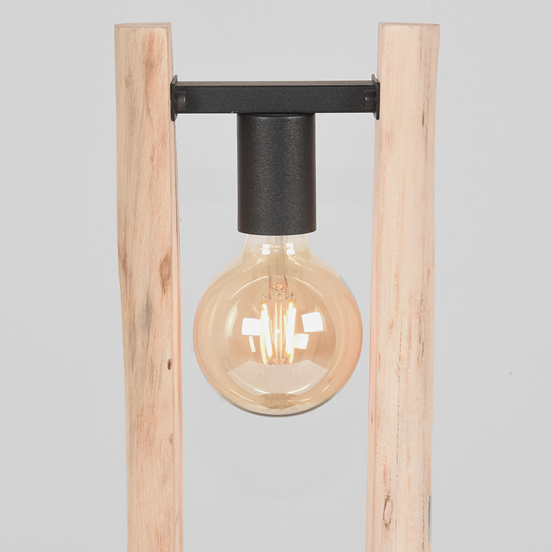 LABEL51 Tafellamp Woody - Naturel - Hout - Tafellamp