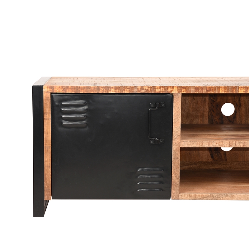 LABEL51 Tv-meubel Brussels - Rough - Mangohout - Tv-Meubel 160 cm