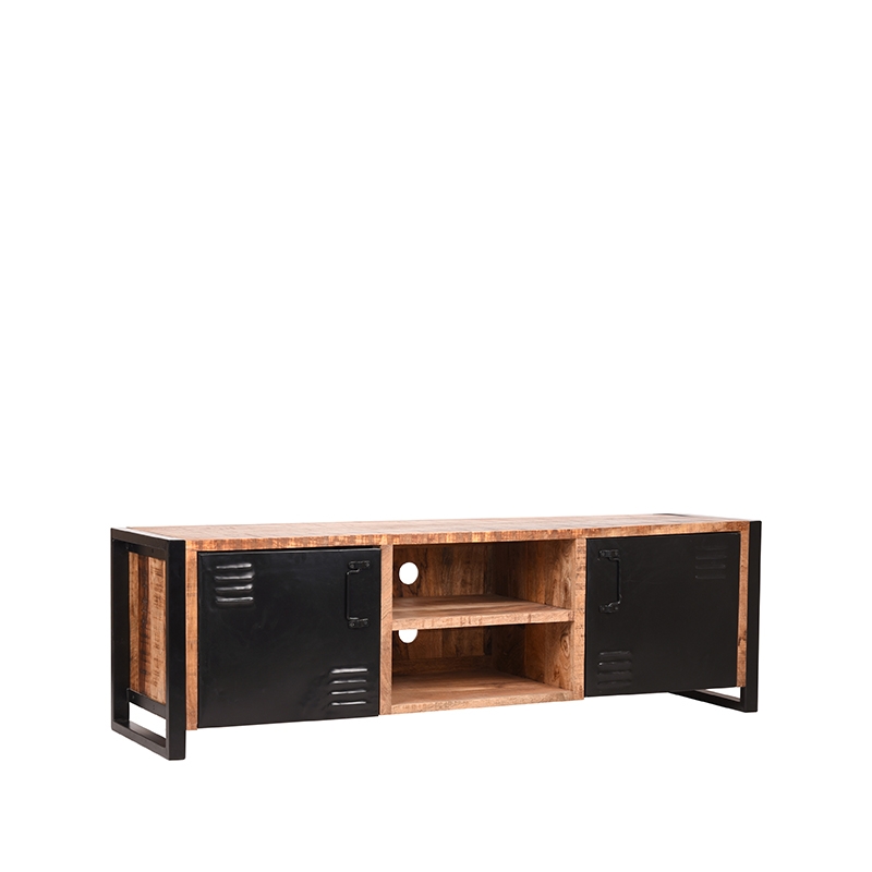 LABEL51 Tv-meubel Brussels - Rough - Mangohout - Tv-Meubel 160 cm