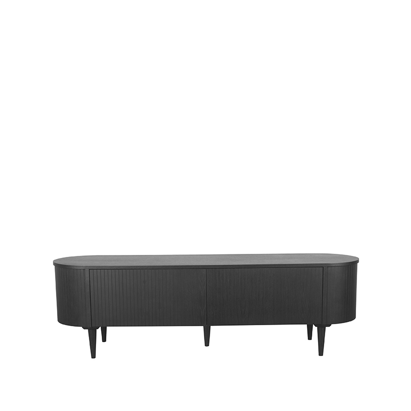 LABEL51 Tv-meubel Oliva - Zwart - Eiken - Tv-Meubel 180 cm