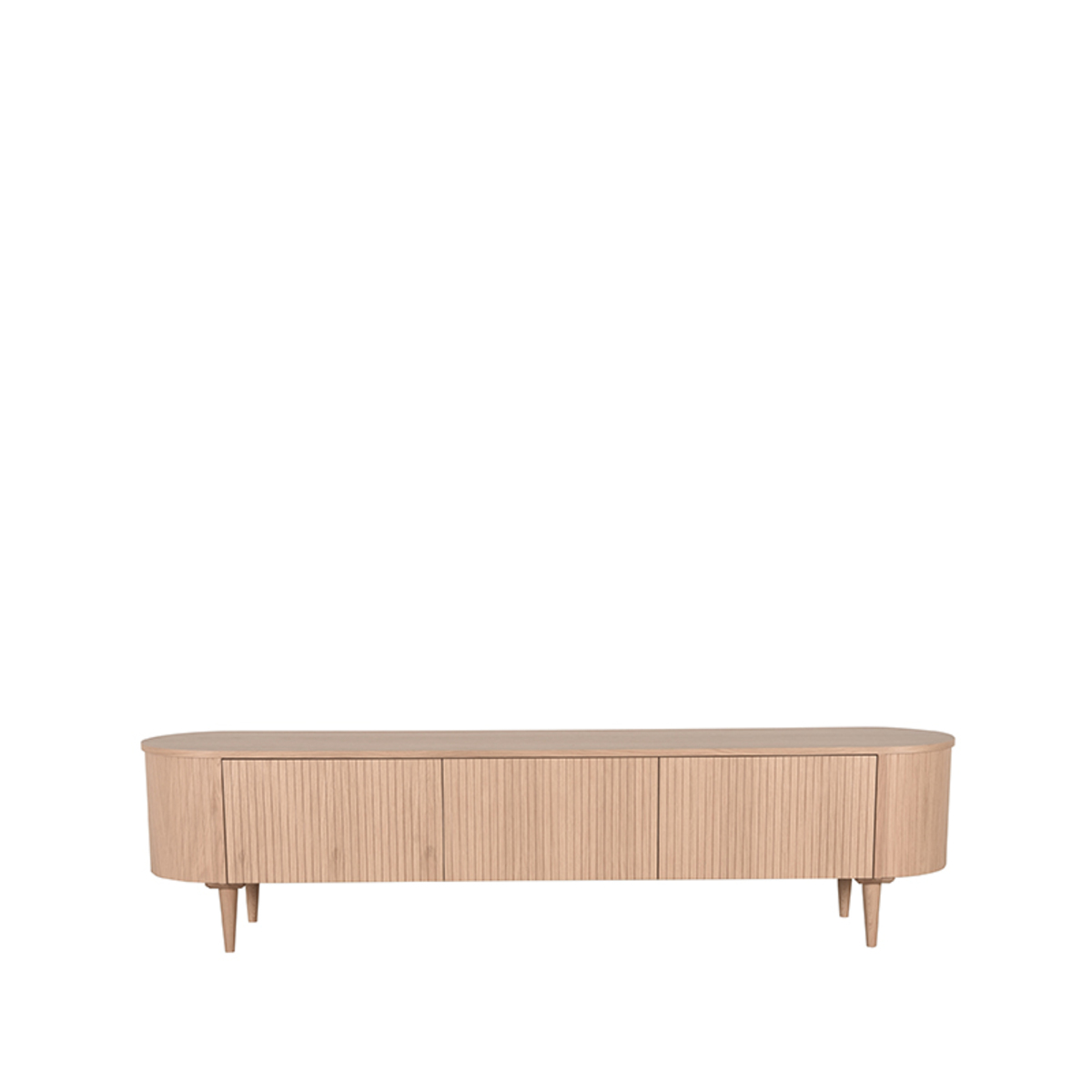 LABEL51 Tv-meubel Oliva - Naturel - Eiken - Tv-Meubel 220 cm